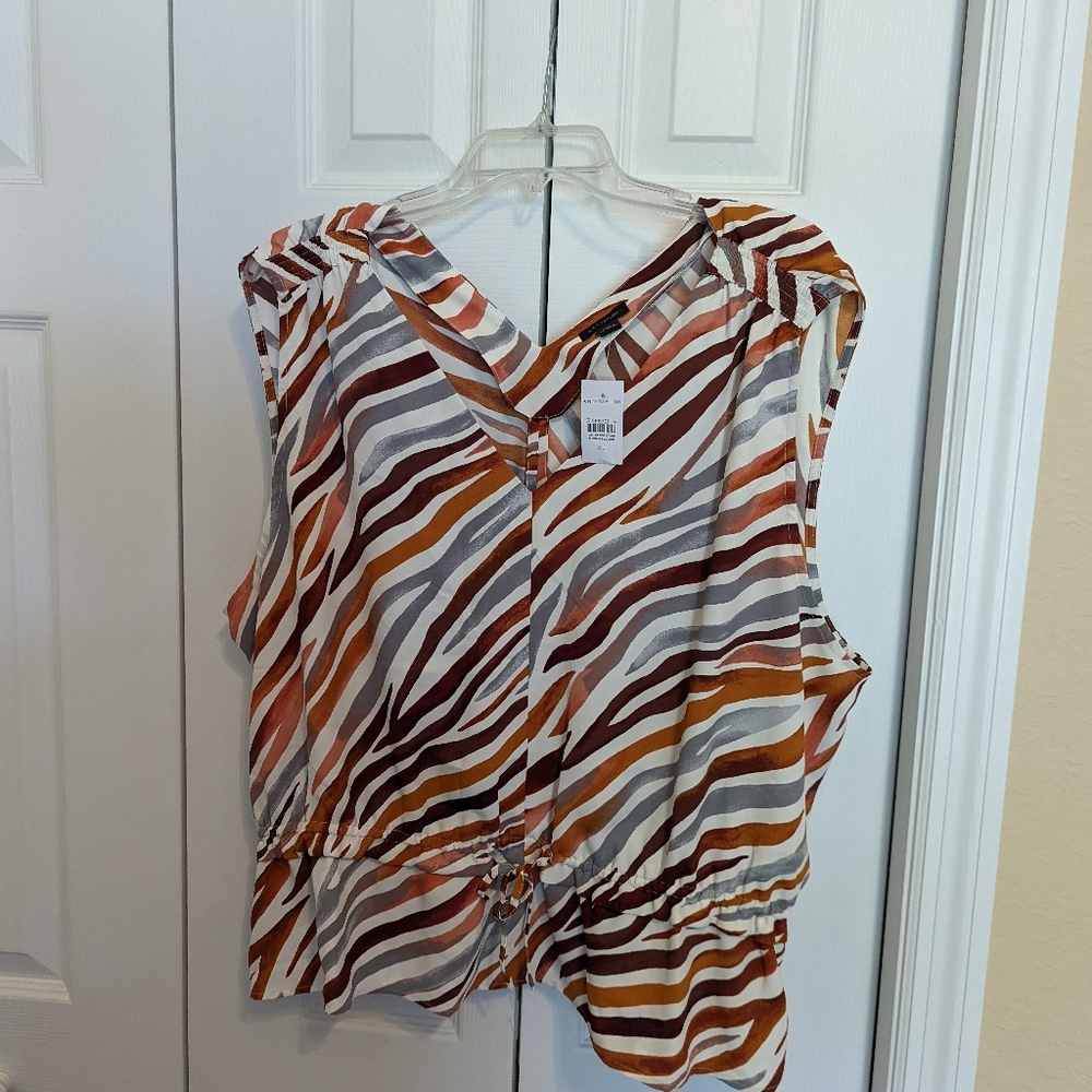 NWT Ann Taylor XL top RUNS LARGE